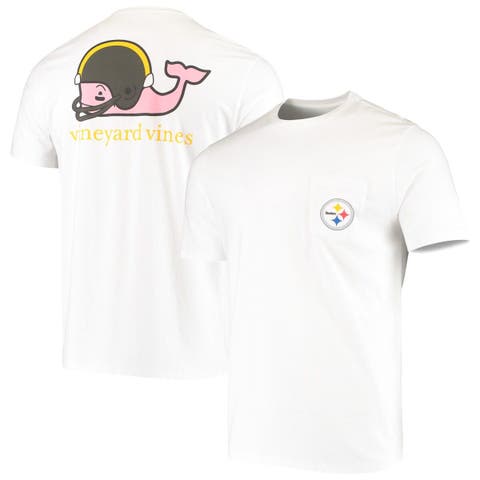 vineyard vines Men's Vineyard Vines White Kansas City Chiefs Whale Helmet  Long Sleeve T-Shirt