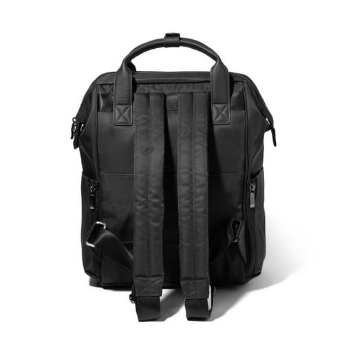Baggallini Chelsea Laptop Backpack In Black Twill