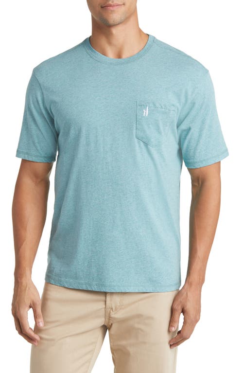Dale Heathered Pocket T-Shirt in Seaglass