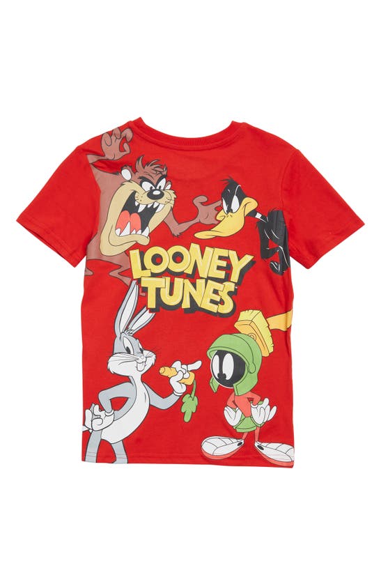Shop Freeze Kids' Looey Tunes Graphic T-shirt & Shorts Set (big Kid)t-shirt & Shorts Set In Red