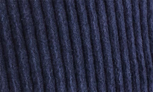 Bruno Magli Wide Wale Corduroy Baseball Cap In Navy