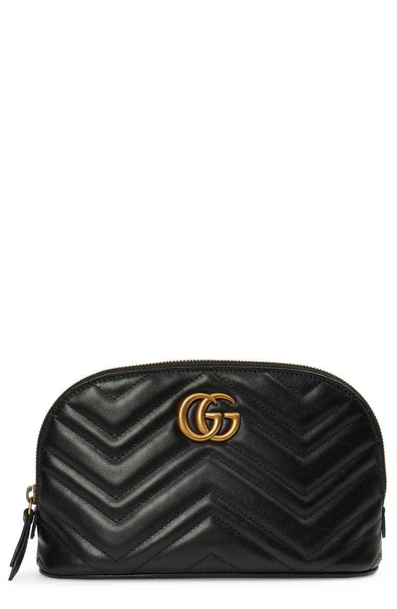 Gucci Large Gg 2 0 Matelasse Leather Cosmetics Case Nordstrom