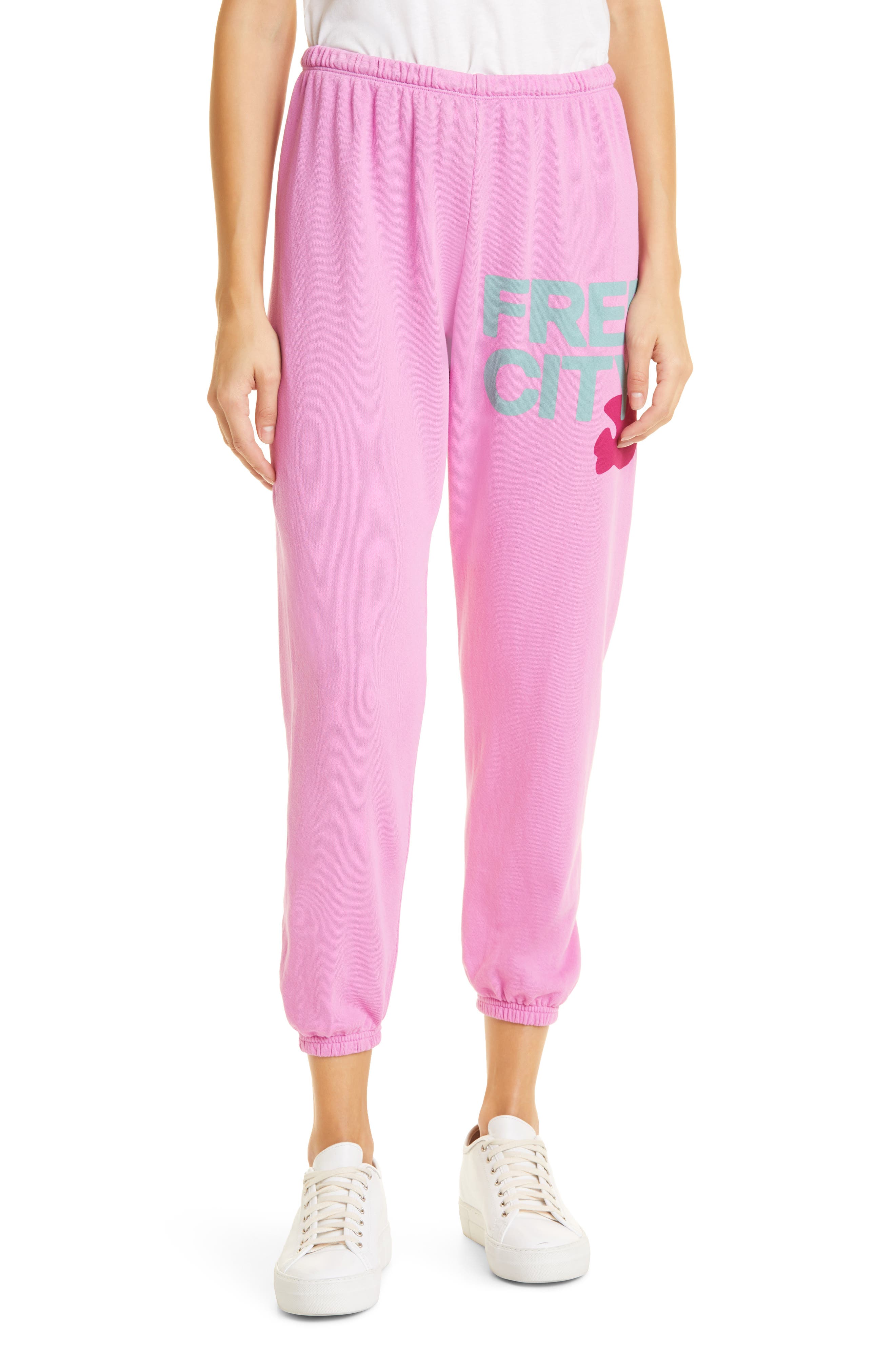 free city pink sweatpants