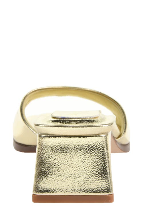 Chinese Laundry Liinda Slide Sandal In Gold