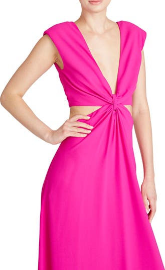 Ml monique lhuillier discount sleeveless crepe gown