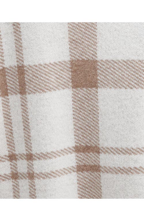 Barbour Deanna Sweater In Winter White Tartan