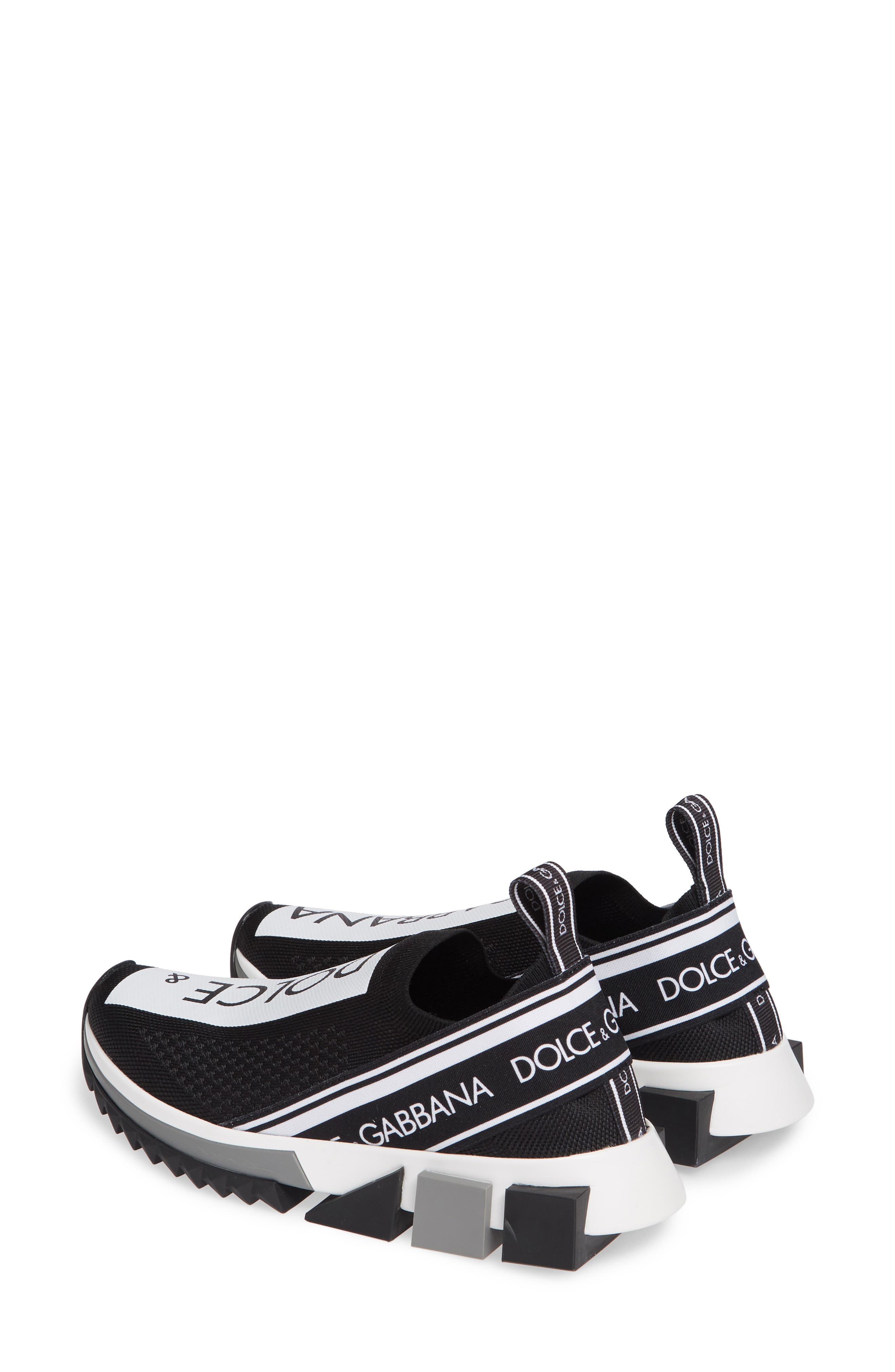 dolce and gabbana branded sorrento sneakers