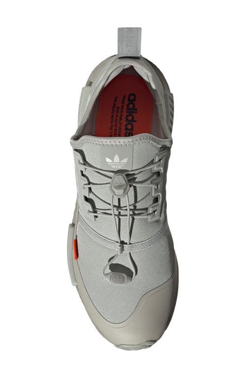 Shop Adidas Originals Adidas Nmd R1 Sneaker In Metal Grey/metal Grey
