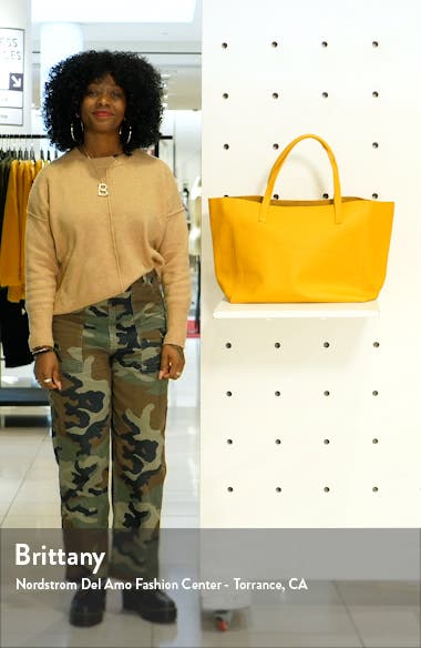 violet horizontal tote