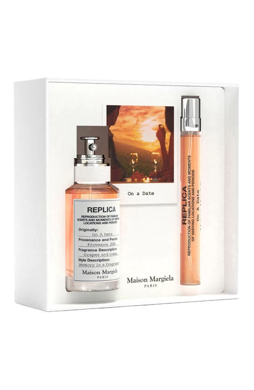 Shop Maison Margiela Replica On A Date Eau De Toilette 2-piece Set $120 Value In No Color