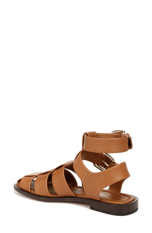 Sam Edelman Dawn Ankle Buckle Sandal Saddle Leather In Saddle Se