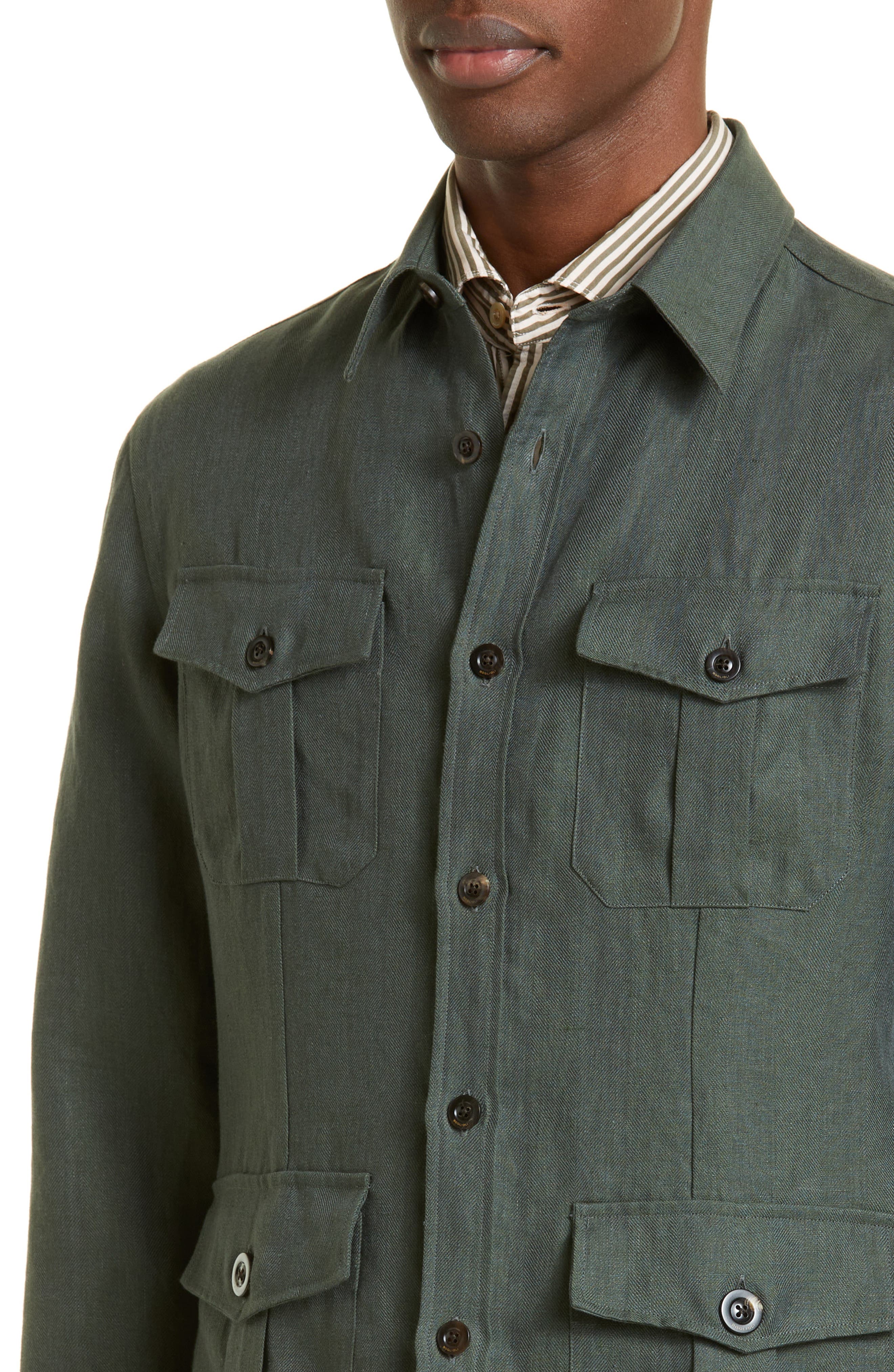 Boglioli Linen Chore Jacket Nordstrom