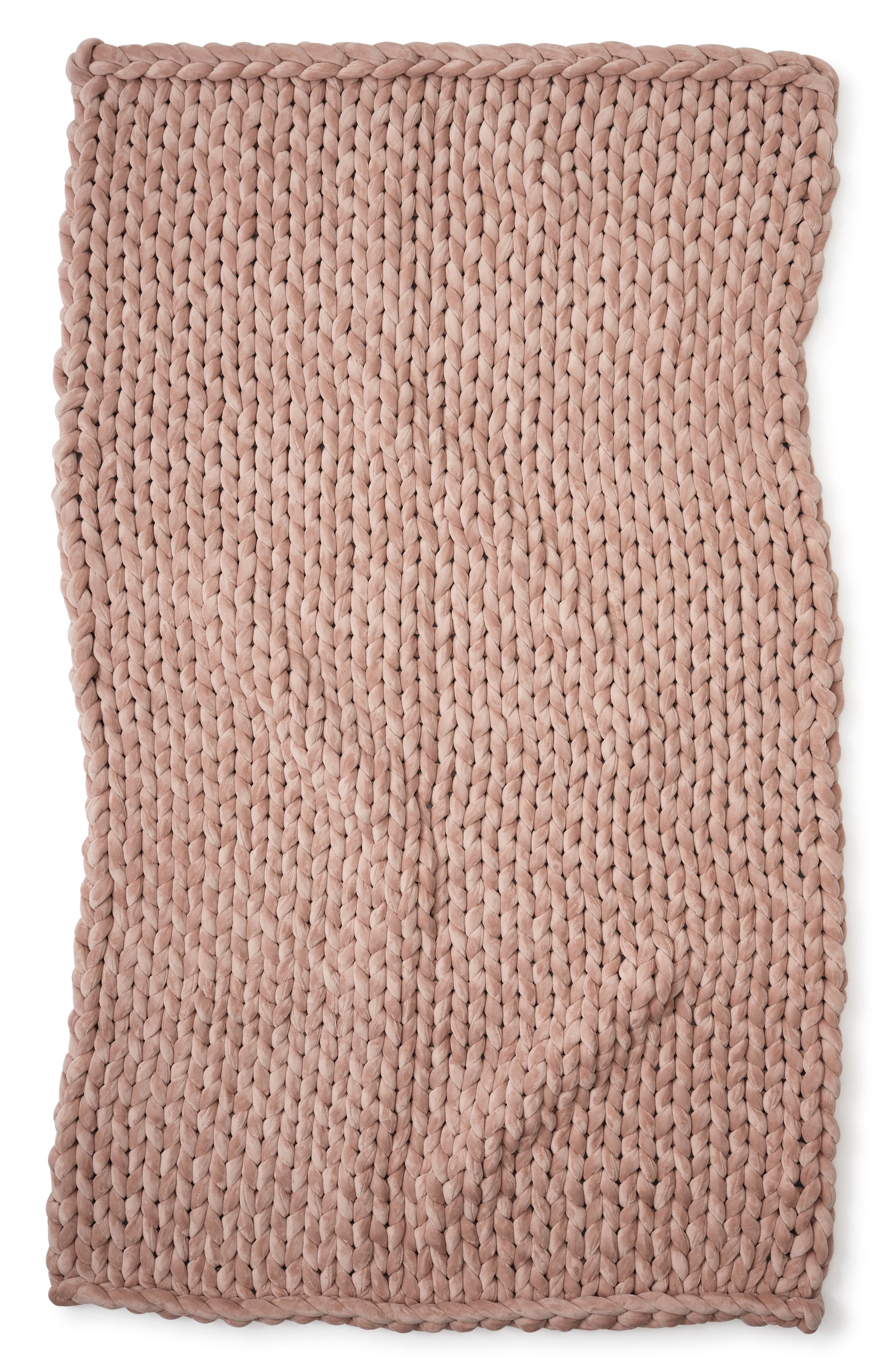 Bearaby Knit Velvet Weighted Blanket Nordstrom