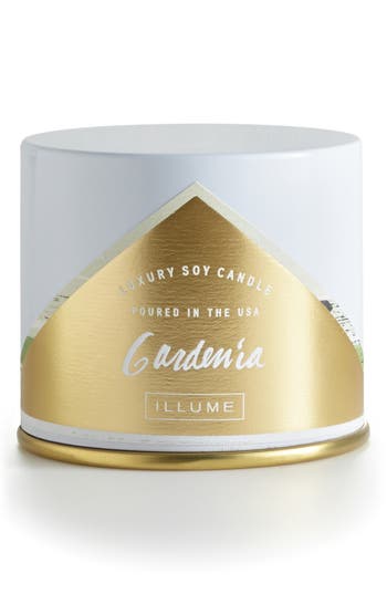 Illume ® Gardenia Vanity Candle Tin In Gold