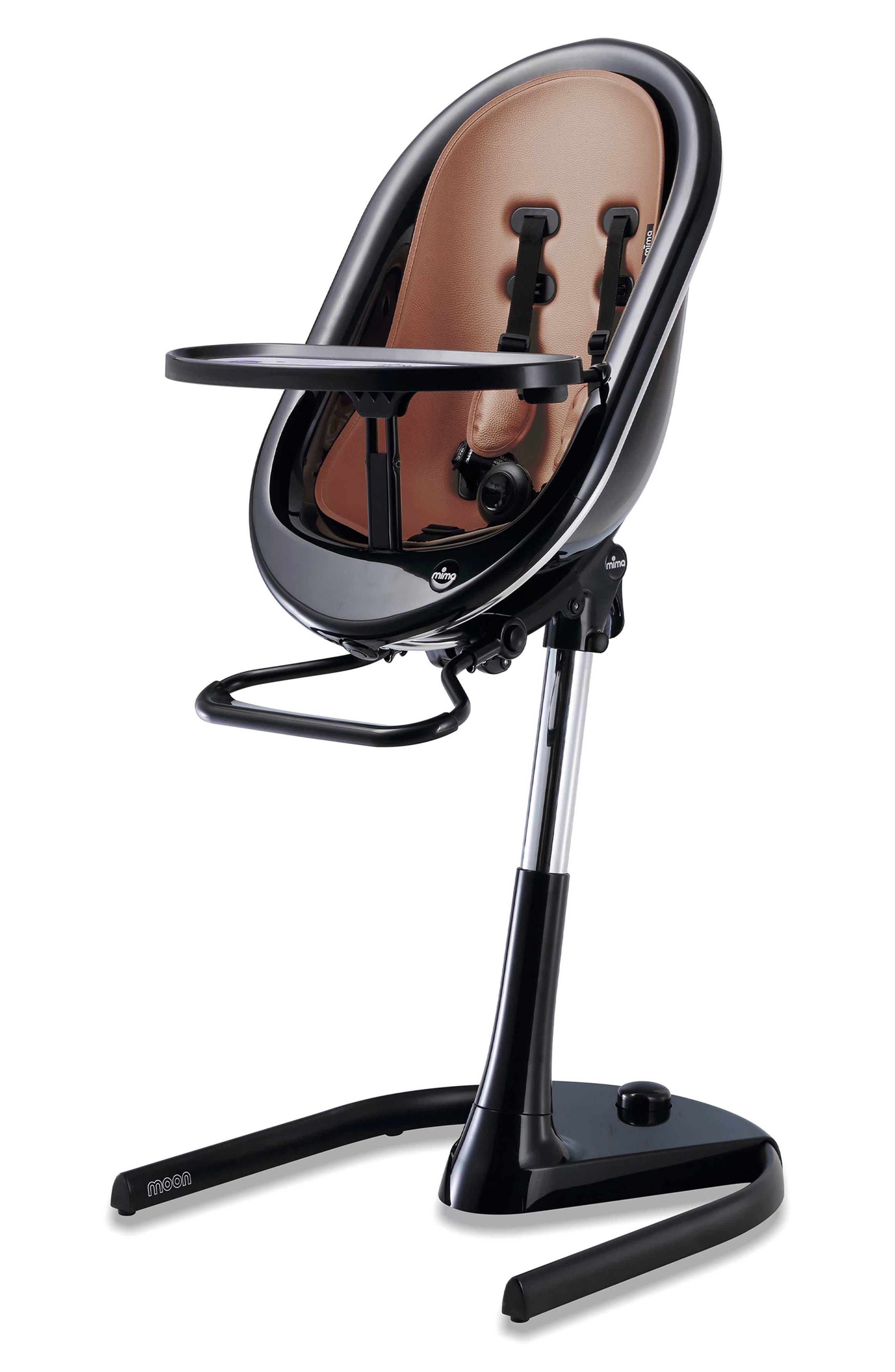 mima Moon 2G 3-in-1 Highchair in Black /Camel 