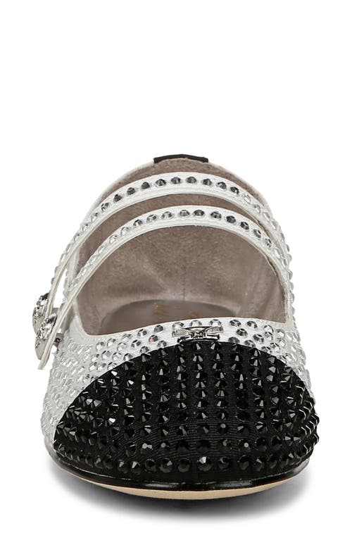 Shop Circus Ny By Sam Edelman Zoey Cap Toe Mary Jane Flat In White/black