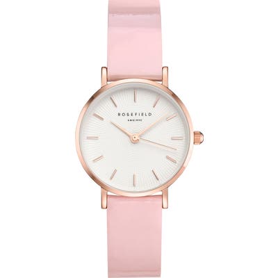 Rosefield Premimum Gloss Strap Watch, 2m