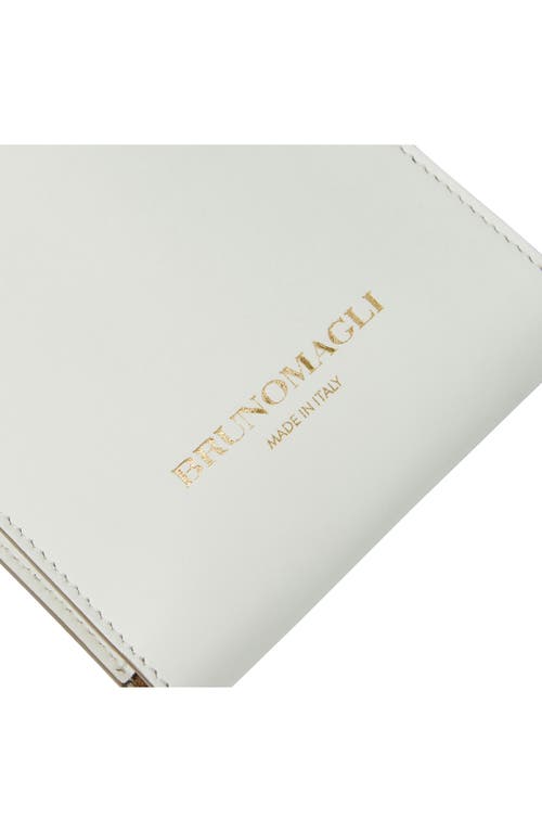 Bruno Magli Luna Drawstring Pouch In Off White