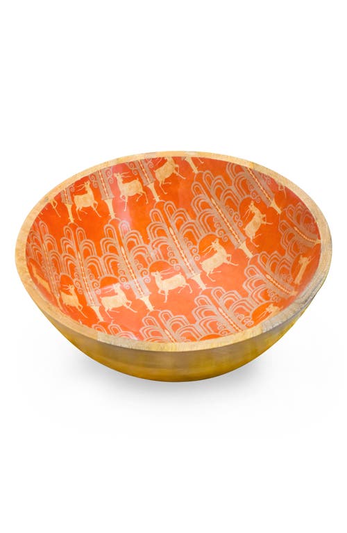 Tiramisu Salad Bowl Set In Orange
