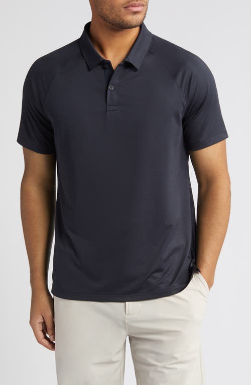 Shop Zella Chip Performance Golf Polo In Black