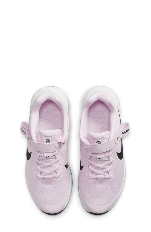 Shop Nike Revolution 6 Flyease Running Shoe In Pink Foam/black