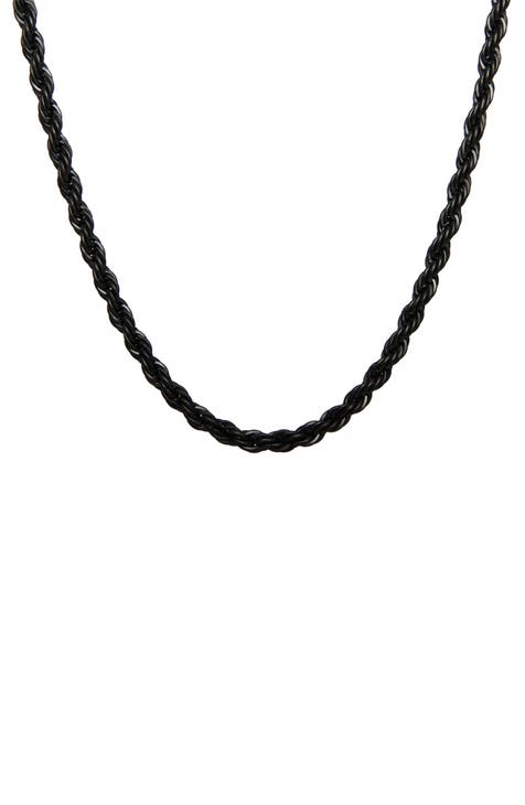 Men's Black Necklaces