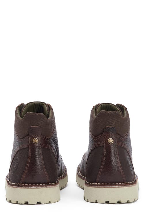 Barbour Fred Moc Toe Boot In Brown