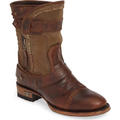 Lane Boots Dust Off Leather & Canvas Boot