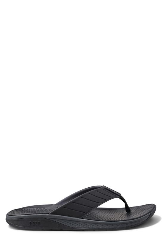 Shop Reef The Deckhand Flip Flop In Black