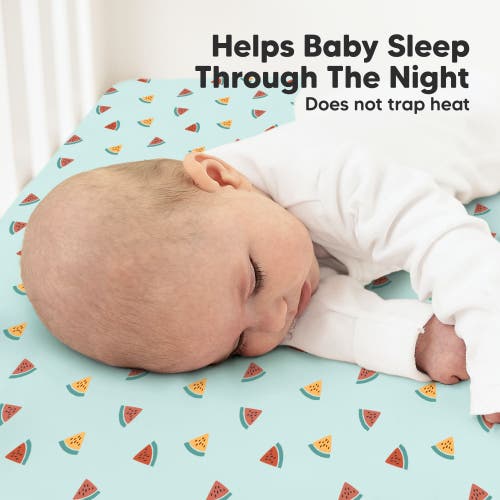 Keababies Soothe Fitted Crib Sheet In Beach Day