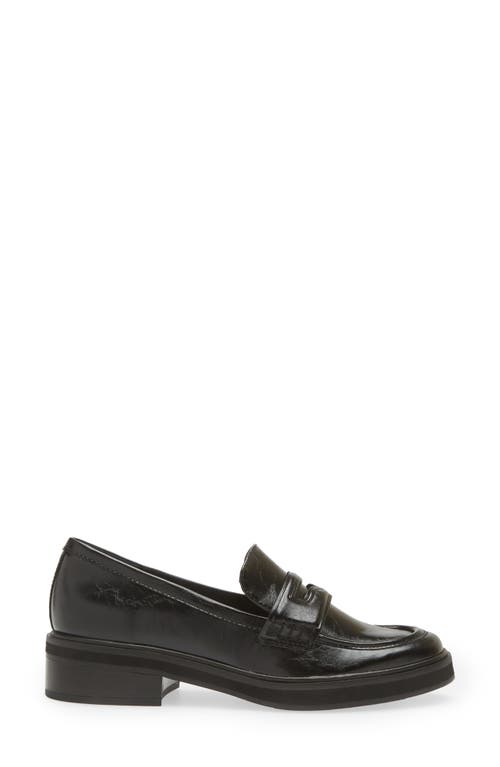 Shop Open Edit Collier Penny Loafer In Black