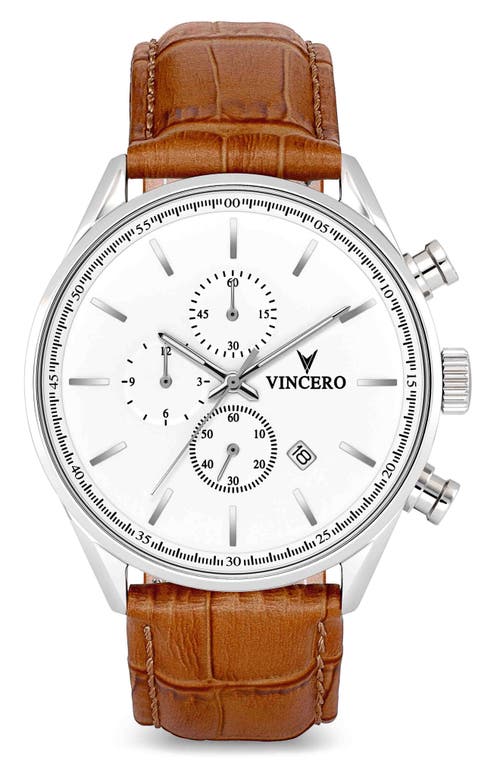 The Chrono S Chronograph Leather Strap Watch