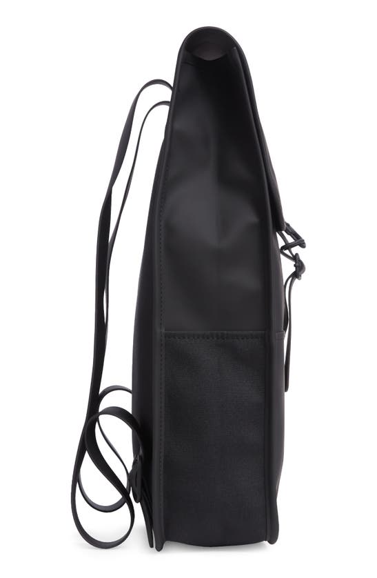 Shop Rains Waterproof Backpack In Black