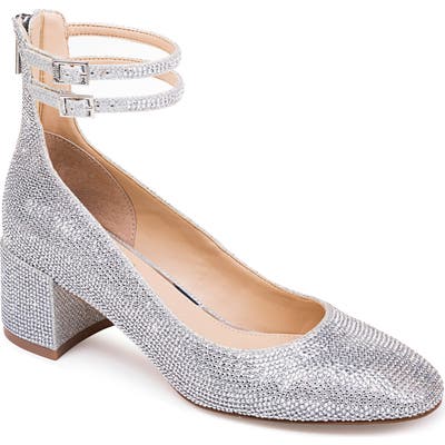 Jewel Badgley Mischka Reeves Pump, Metallic