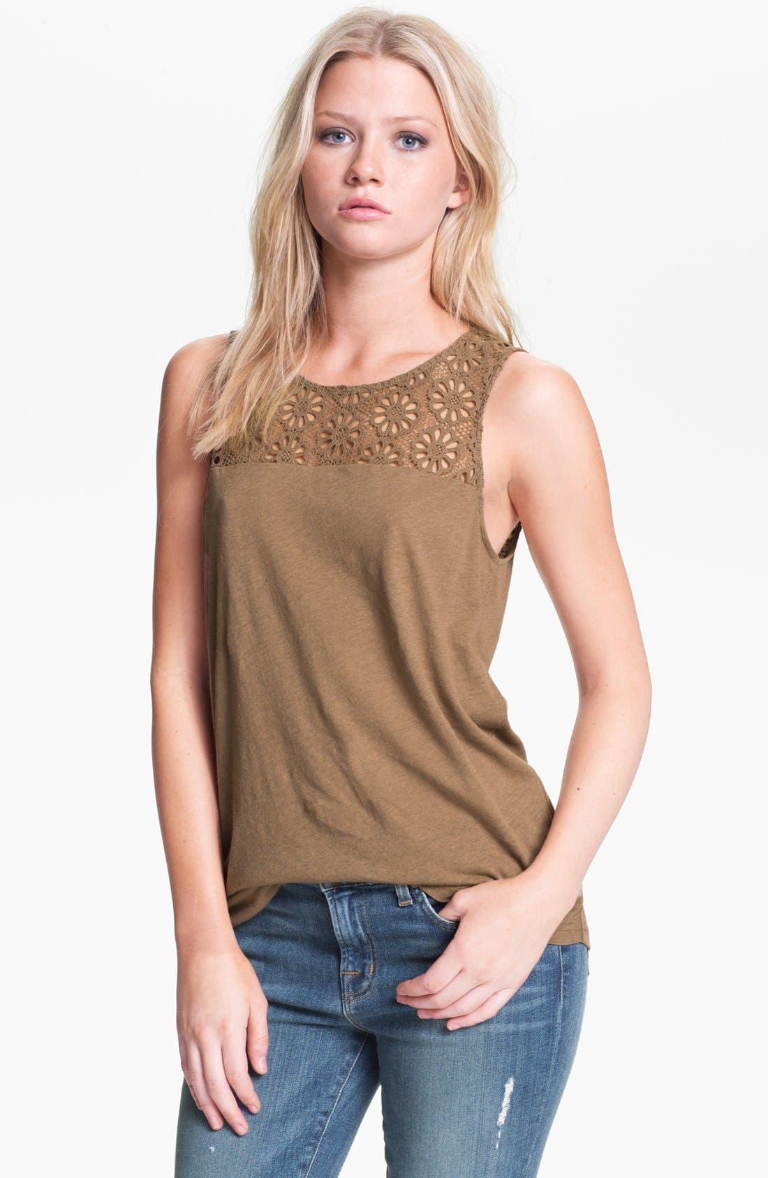 Hinge® Crochet Tank Top Nordstrom
