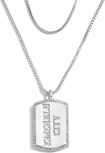 Philadelphia Eagles Bling Dog Tag Necklace