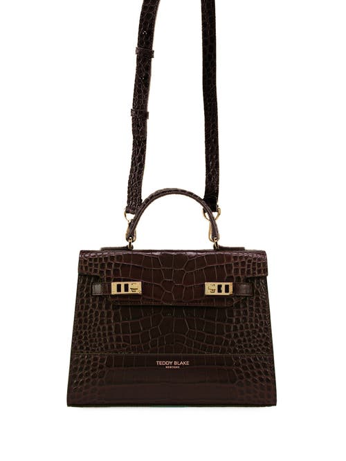 Teddy Blake Kim Croco 11" In Dark Brown