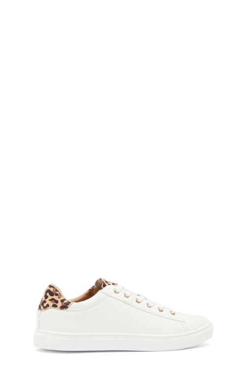Shop Mia Kids' Little Neva Sneaker In White/jaguar