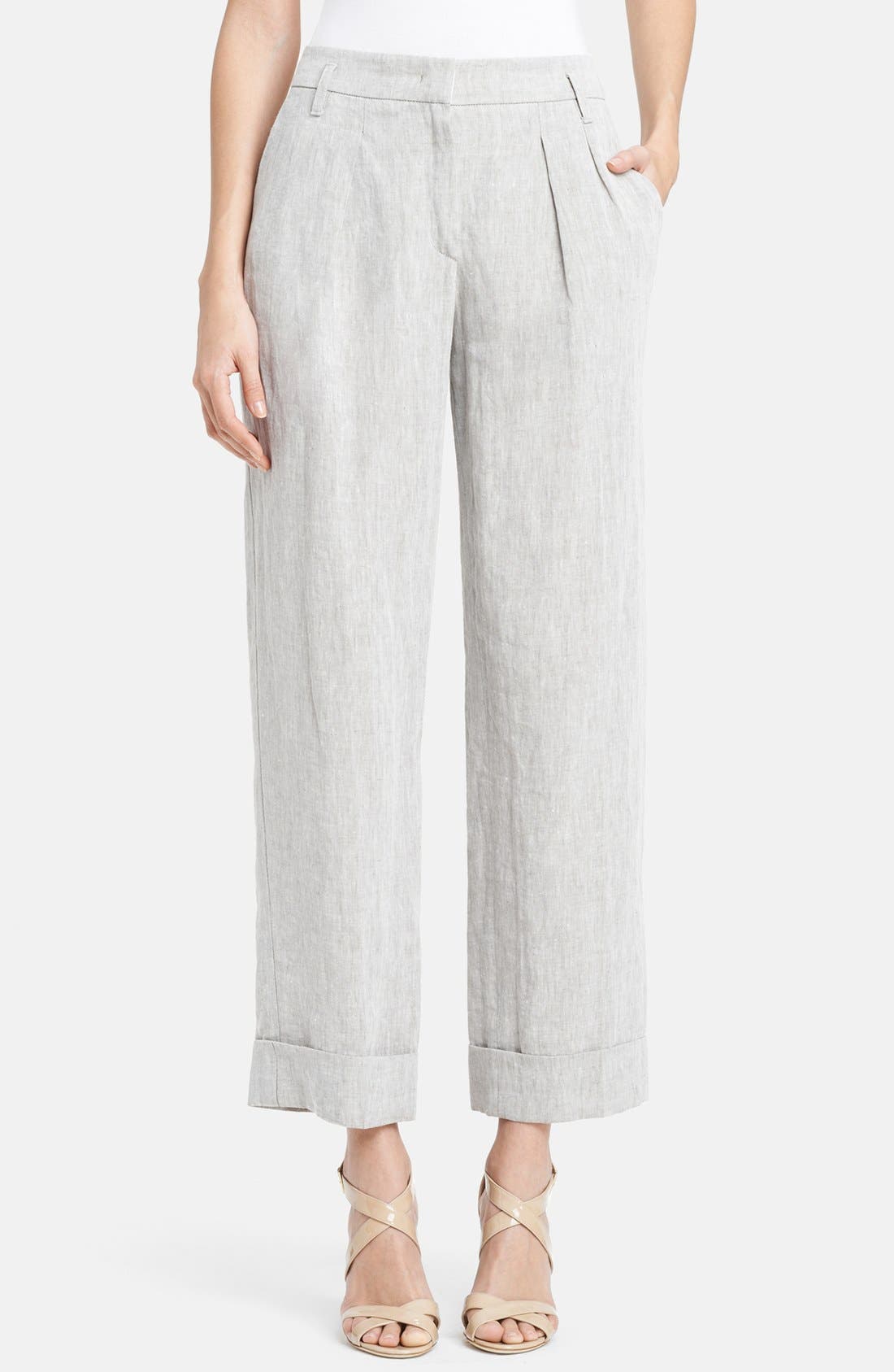 armani linen pants