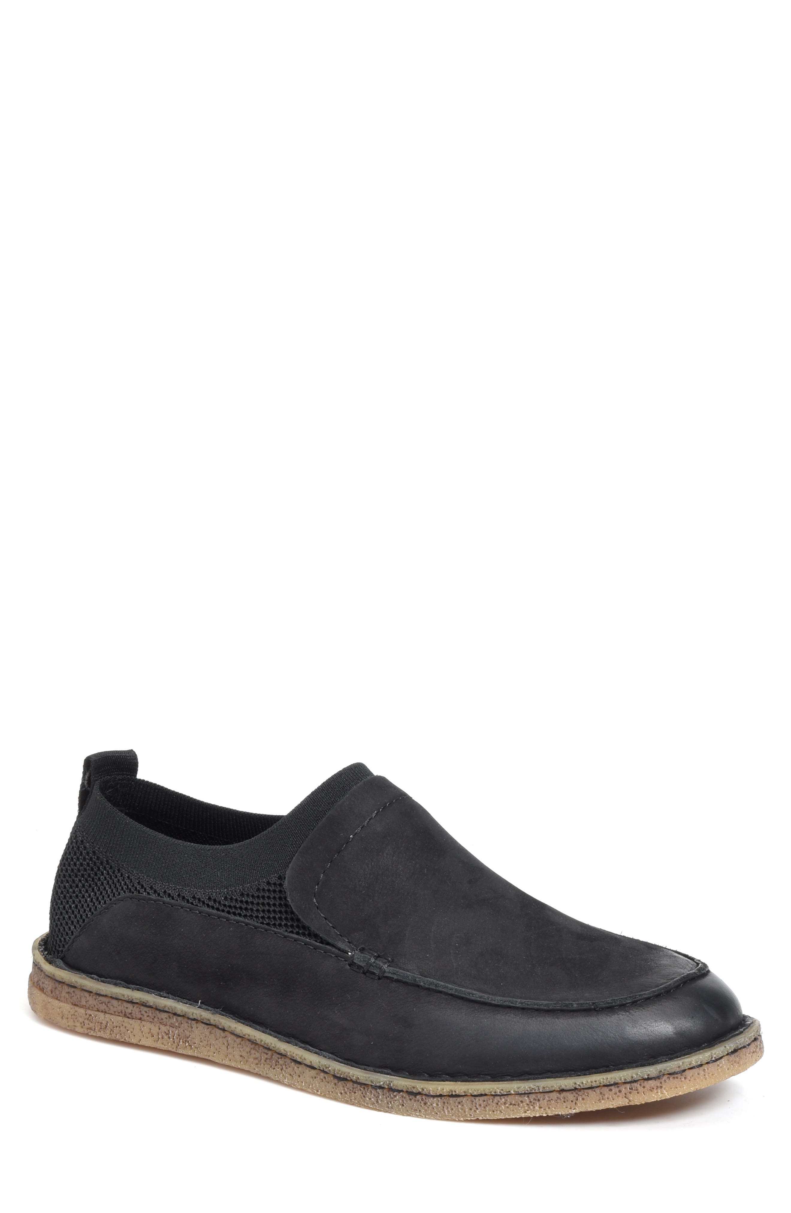 born black slip on shoes