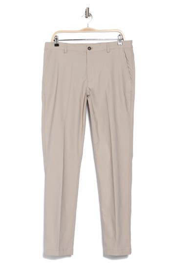 Perry Ellis New Limitless Tech Chino Pants In Stone