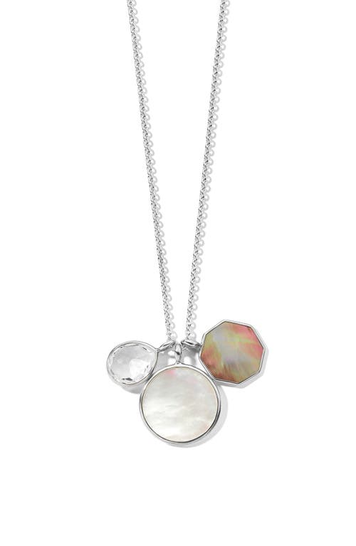 Ippolita Rock Candy Triple Pendant Necklace in Sterling Silver