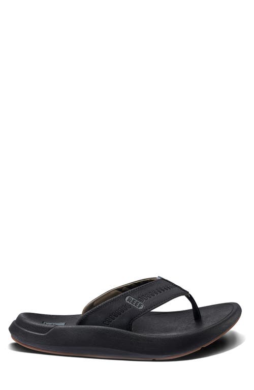 Reef Swellsole Cruiser Flip Flop In Black/ Grey