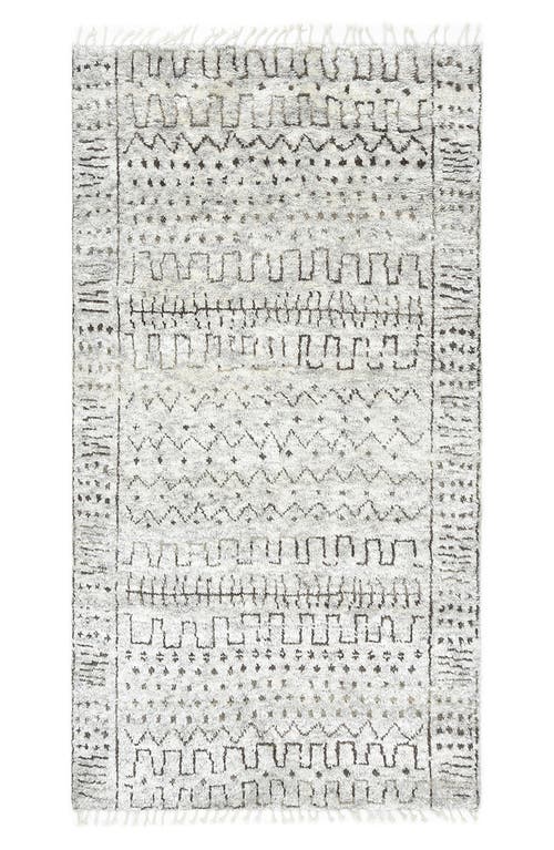 image Solo Rugs Inka Wool Blend Area Rug In Silver At Nordstrom, Size 5x8