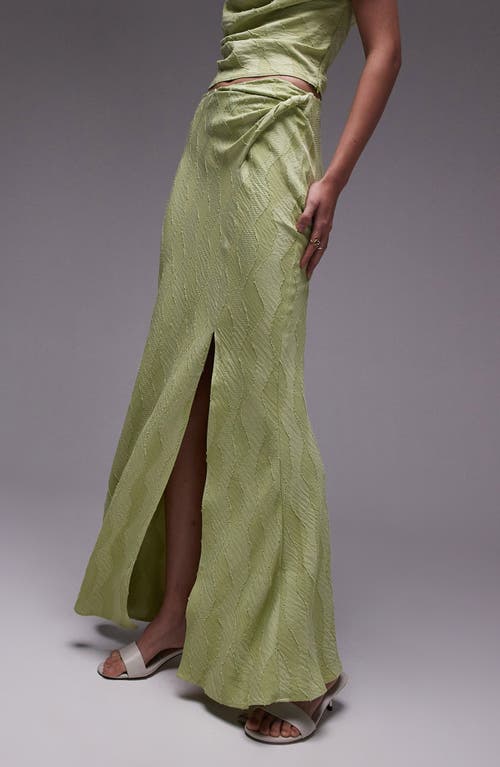 TOPSHOP TOPSHOP TWIST JACQUARD MAXI SKIRT 