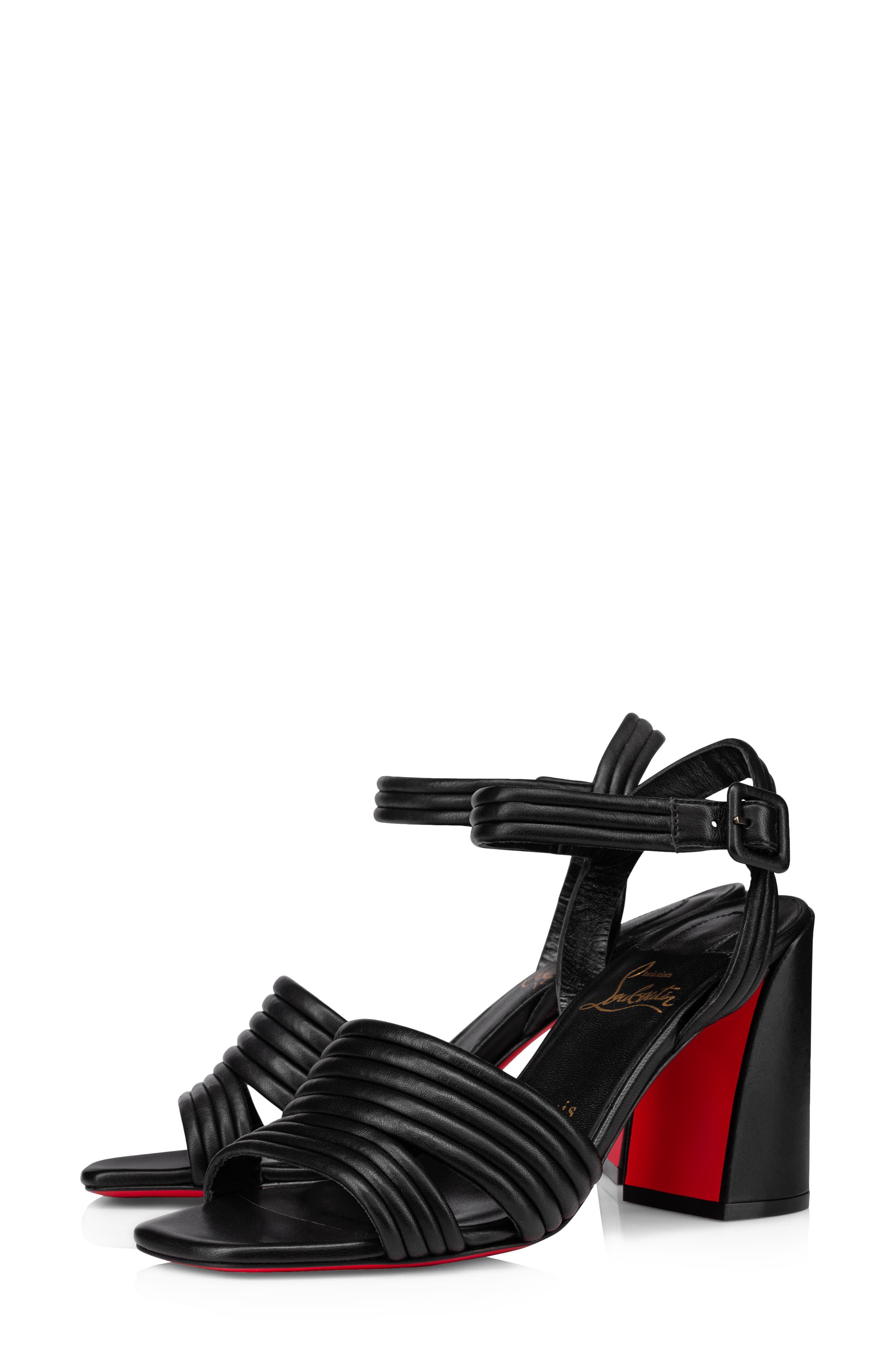 louboutin square heel