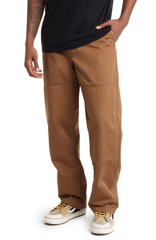 Vans Authentic Loose Fit Stretch Chinos in Sepia at Nordstrom, Size 36