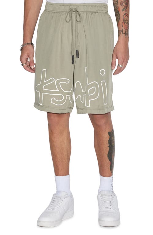 Ksubi 1999 Logo Shorts Green at Nordstrom,