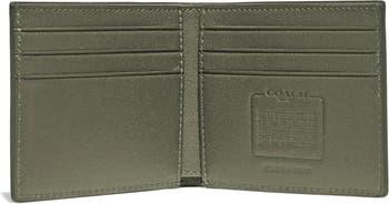 COACH Slim Leather Bifold Wallet