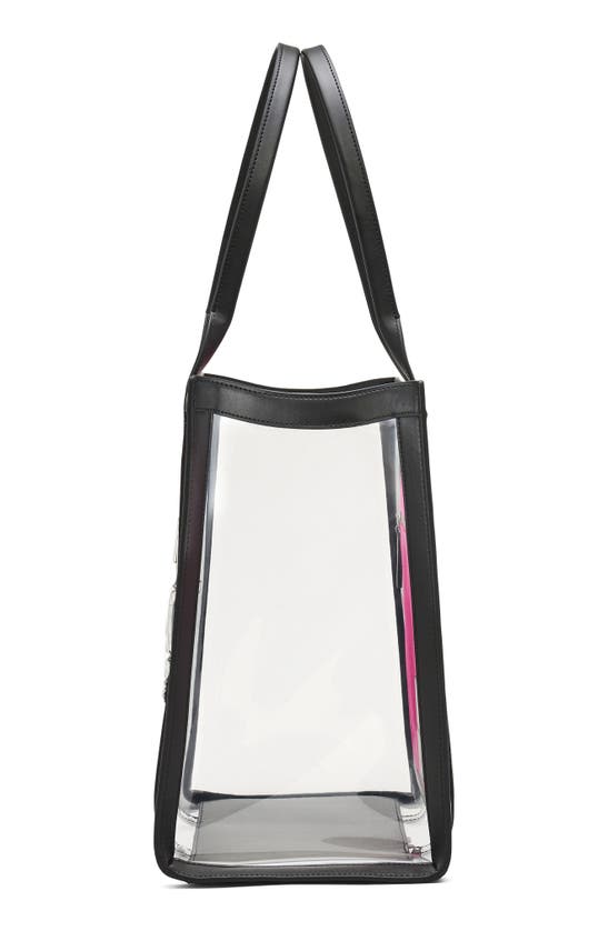 Shop Marc Jacobs The Clear Large Tote Bag In Black